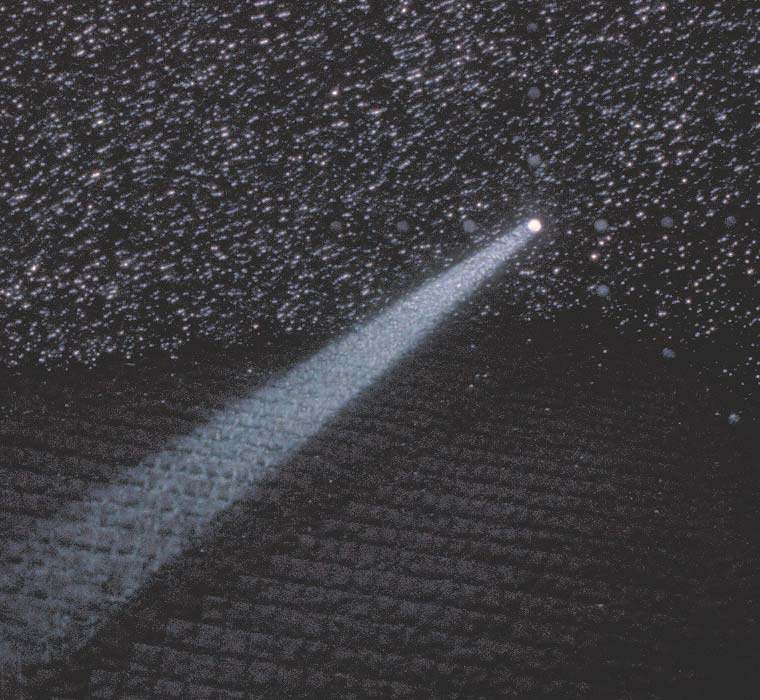Detail of seats and spotlight
