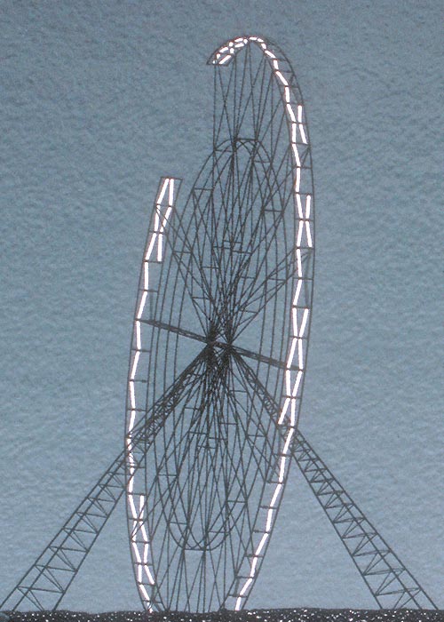 Detail of wheel structure