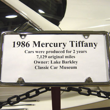 1986 Mercury Tiffany