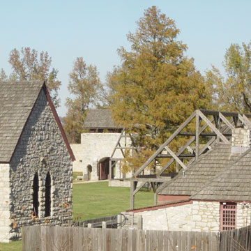 View Alongside Chapel (this time note not one but two arched windows, or renders as we say in Restern Kentucky)