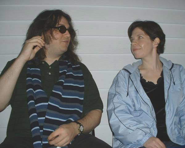 Wes and Nancy on Porch