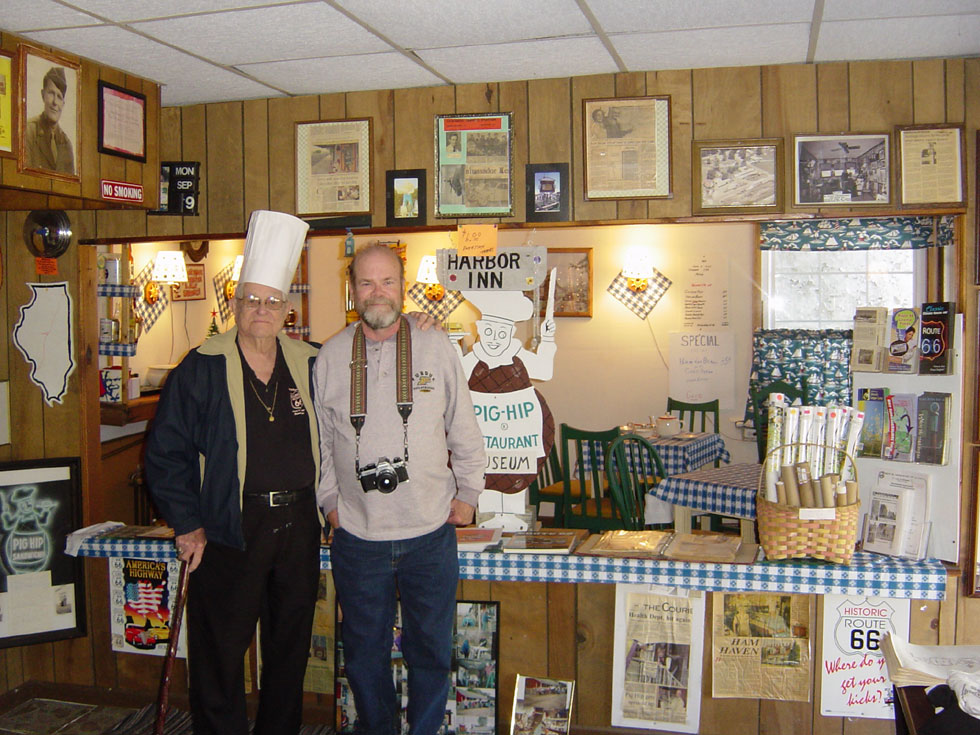 Ernie Edwards with Marvin