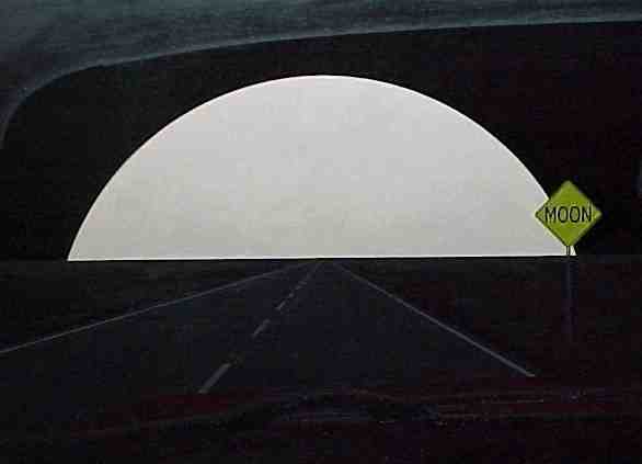 6/3/01-- Car Series, Moon (mellowed moon)