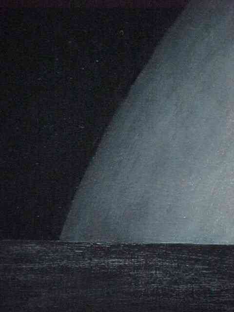 6/13/01-- Car Series, Moon (moon, 6th coat w/shading)