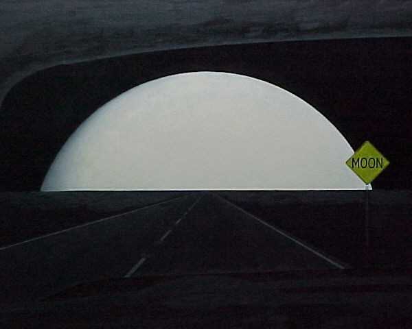 6/16/01-- Car Series, Moon (moon, 8th and final coat)