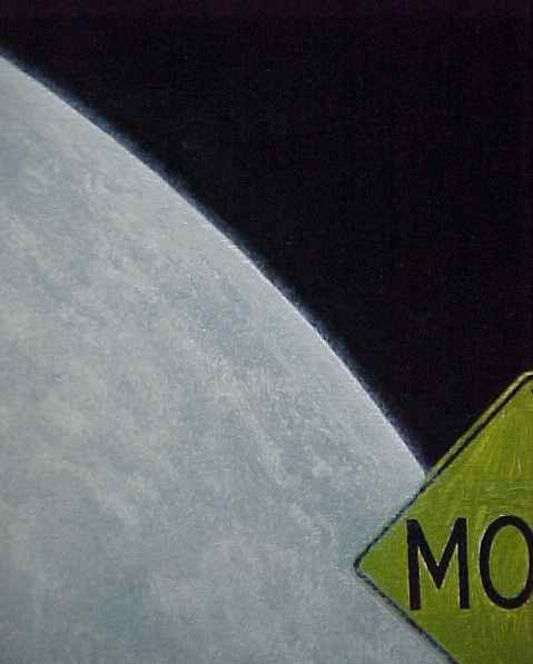 6/25/01-- Car Series, Moon (moon, softened edge)