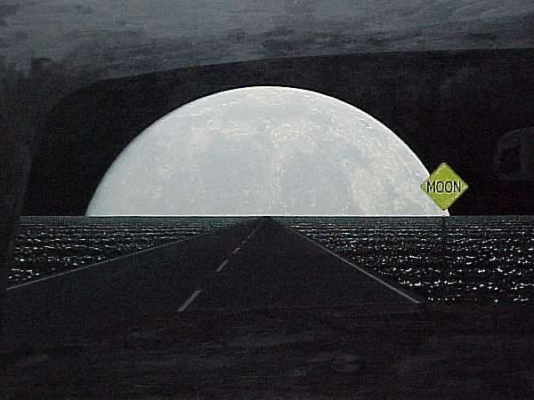 8/22/01-- Car Series, Moon (completed ground)