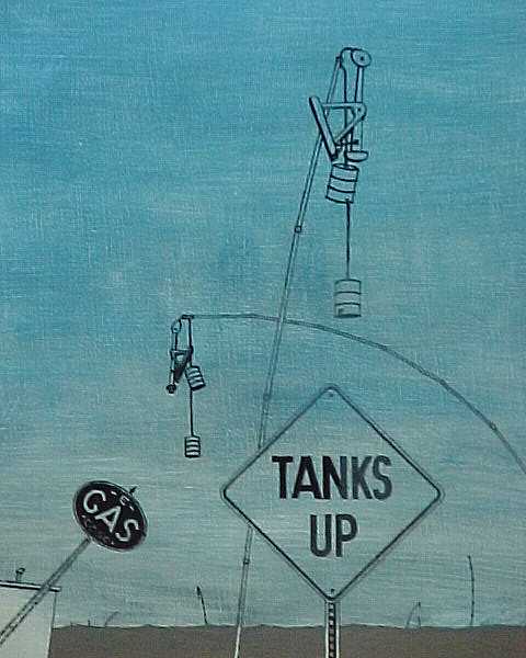 10/13/01-- Car Series, Tanks Up (reblack detail from sky cover)
