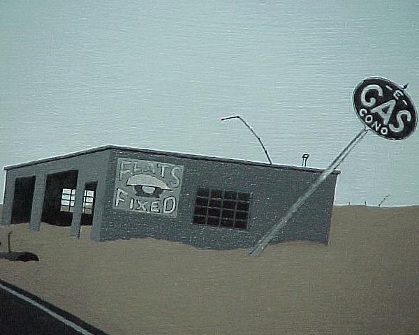 11/1/01-- Car Series, Tanks Up (texture-finish exterior)