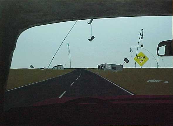 11/13/01-- Car Series, Tanks Up (highway, 6th coat ground)