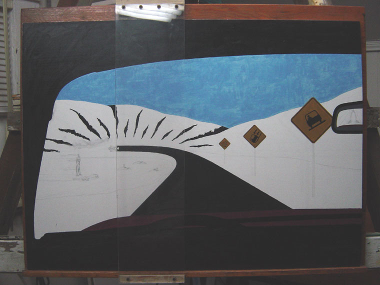 2/10/08-- Car Series, Splash (first coat started)