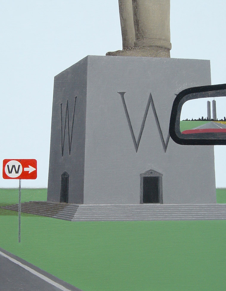 detail of monument