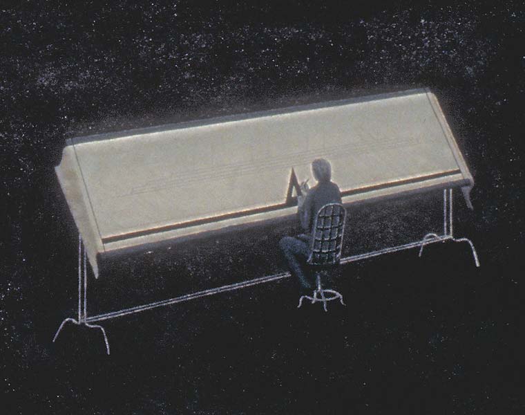 Detail of draftsman