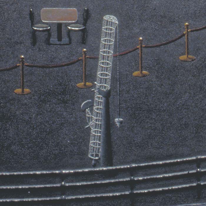 Detail of skeletal telescope