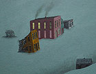 detail of small business district